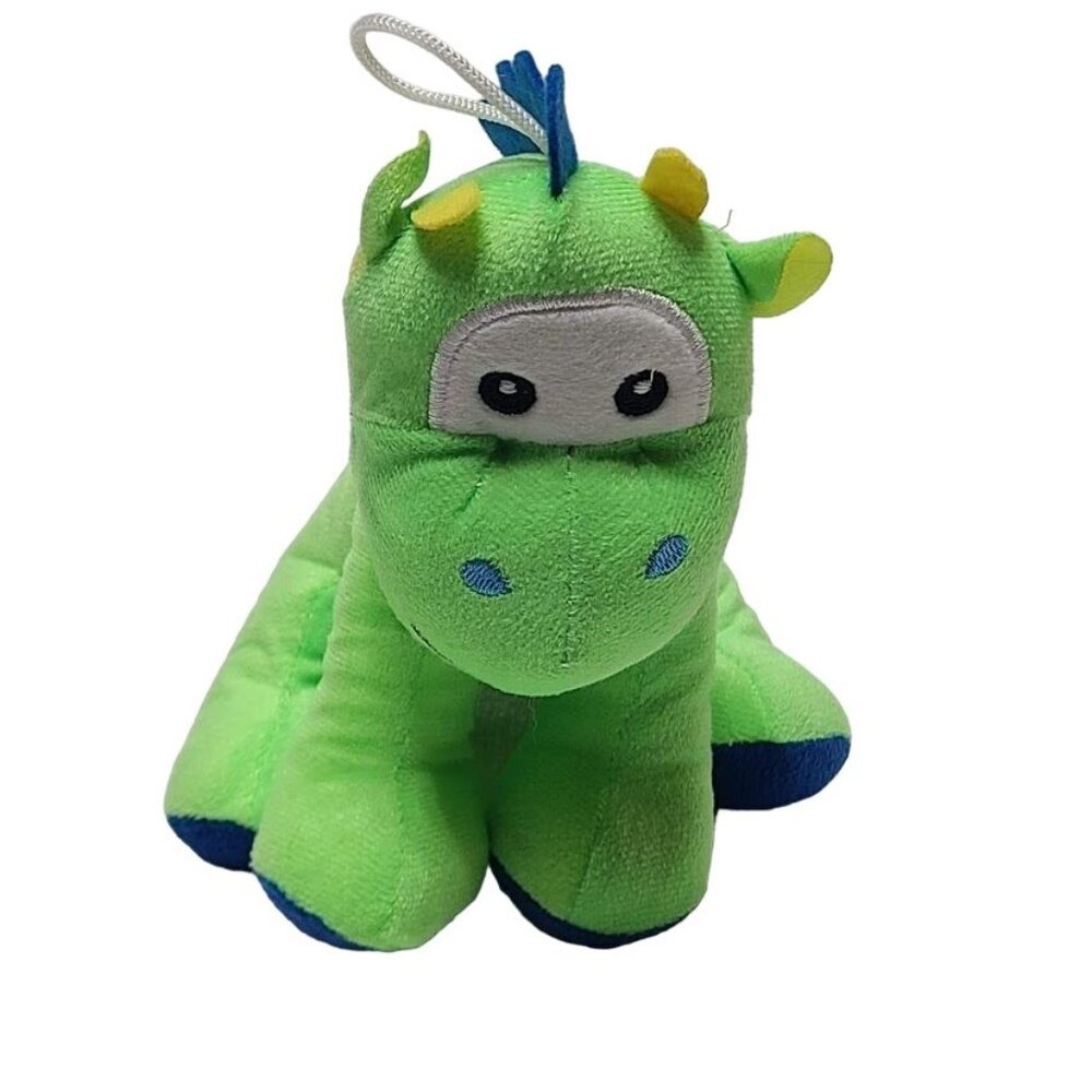Dragon Dinosaur Green 7" Plush Peek A Boo Toys Stuffed Animal
